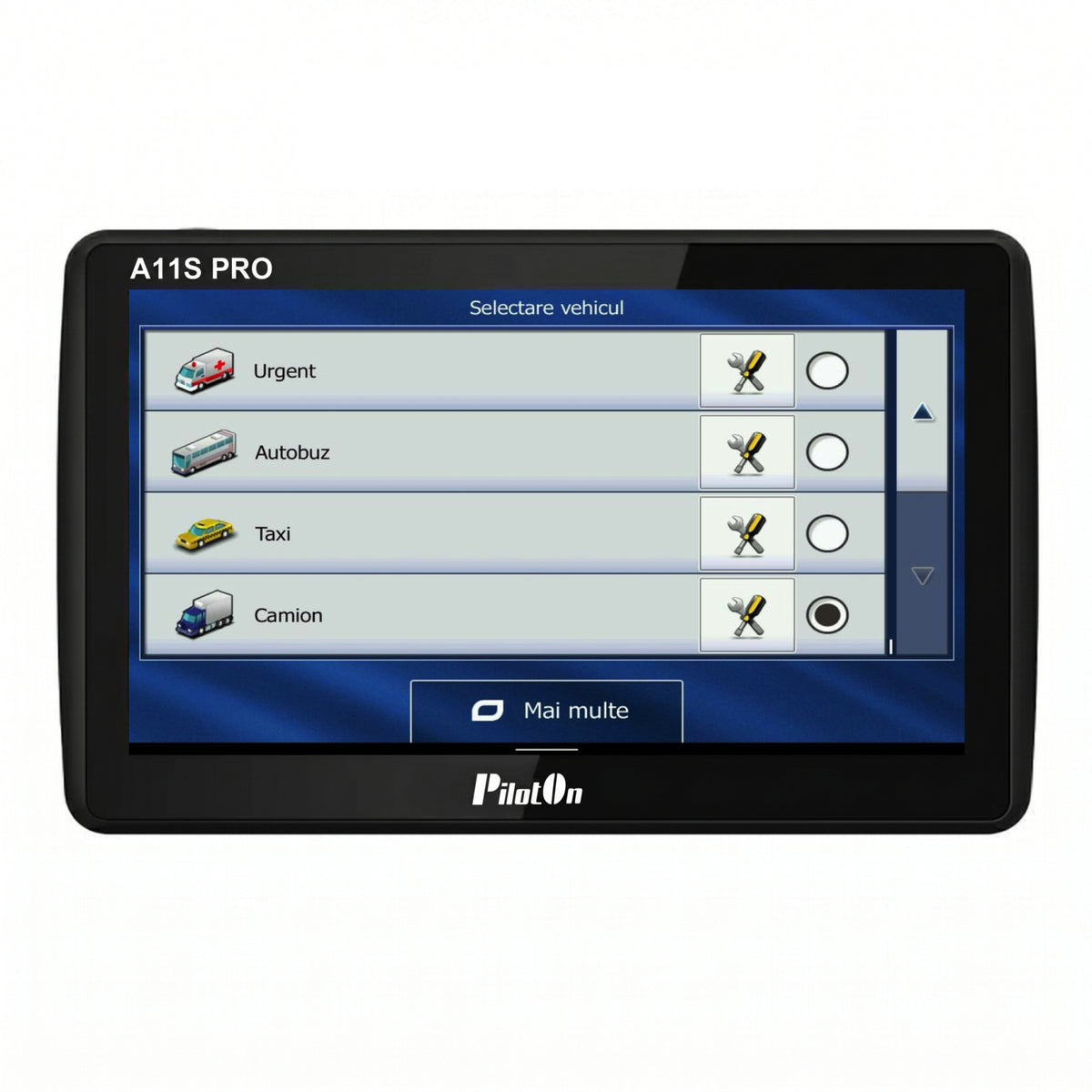 Sistem de Navigatie PilotOn A11S Pro V2 - GPS Android 7 inch pentru Camion, Hărți Europa incluse