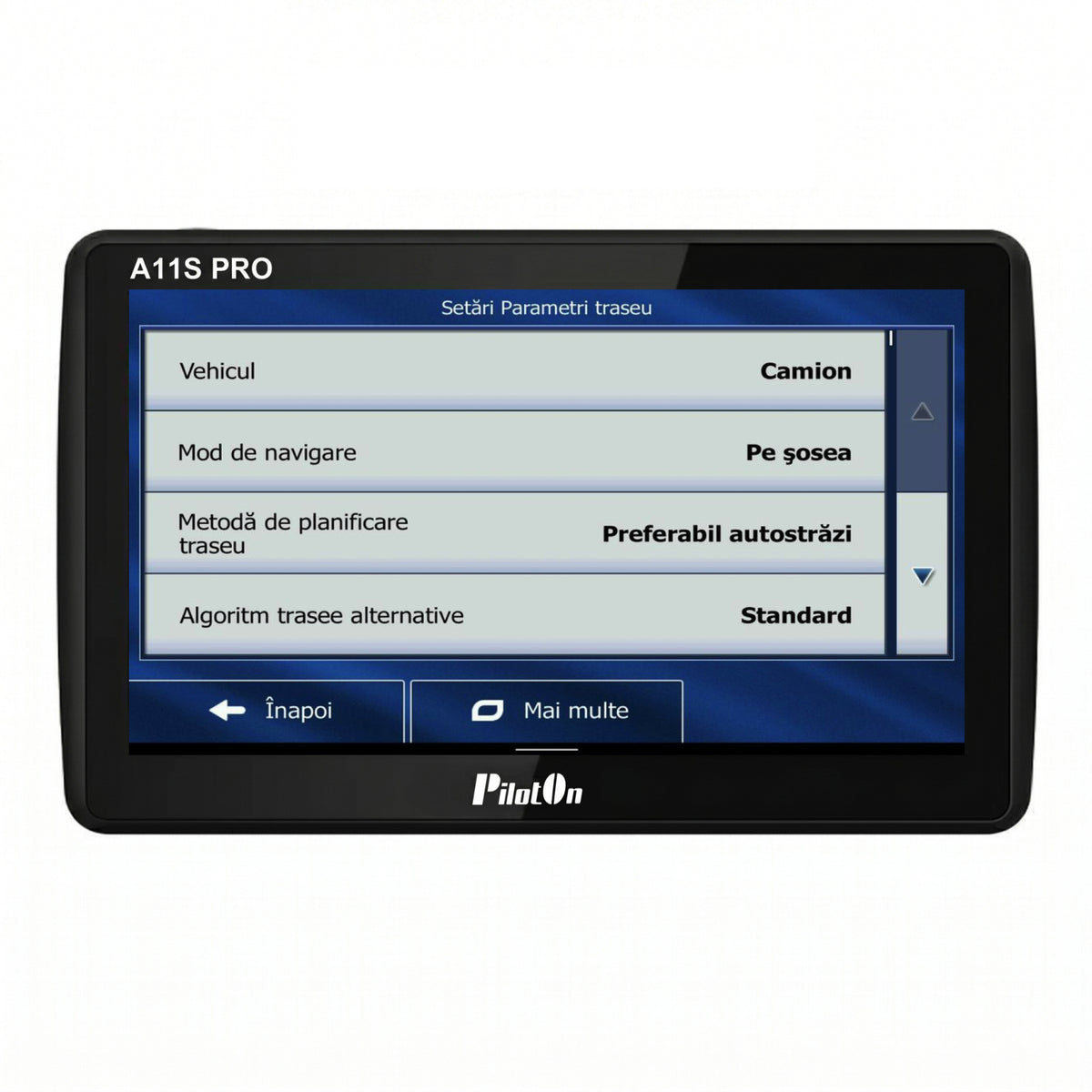 Sistem de Navigatie PilotOn A11S Pro V2 - GPS Android 7 inch pentru Camion, Hărți Europa incluse