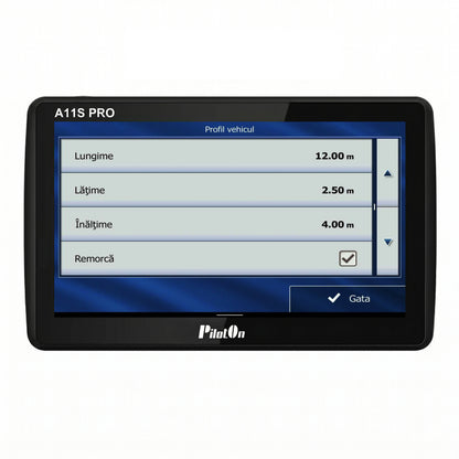 Sistem de Navigatie PilotOn A11S Pro V2 - GPS Android 7 inch pentru Camion, Hărți Europa incluse
