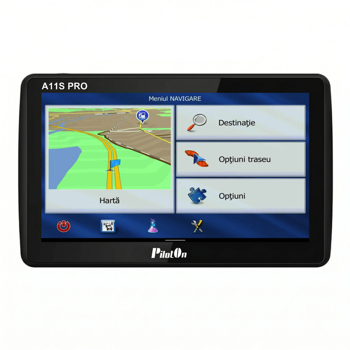 Sistem de Navigatie PilotOn A11S Pro V2 - GPS Android 7 inch pentru Camion, Hărți Europa incluse