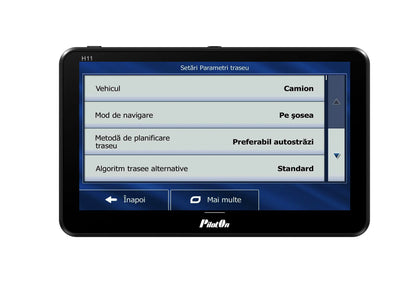 Sistem de Navigatie PilotOn H11 — GPS 7 inch cu Cameră DVR Full HD pentru Camion, Hărți Europa incluse