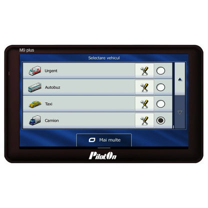 Sistem de Navigatie PilotOn M9Plus 16GB — GPS 7 inch pentru Camion, Hărți Europa incluse