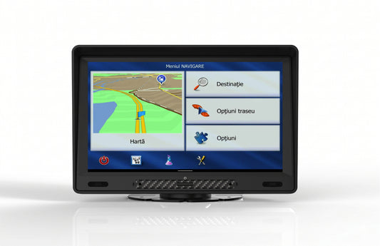 Sistem de Navigatie PilotOn P12XL — GPS 9 inch cu Cameră DVR Full HD, 2GB RAM, pentru Camion, Hărți Europa incluse
